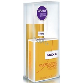 Mexx Energizing Woman Eau de Toilette 30 ml + Deodorant Spray 150 ml, Geschenkset