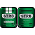 Str8 Adventure Aftershave 100 ml + Eau de Toilette 50 ml, Geschenkset