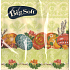 Big Soft Papierservietten 2lagig 33 x 33 cm 20 Stück Ostereier Ornamente hellgrün