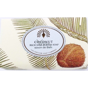 English Soap Coconut natürliche parfümierte Seife mit Sheabutter 190 g