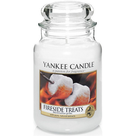 Yankee Candle Fireside Treats - Spaß am Lagerfeuer Duftkerze Klassisches großes Glas 623 g