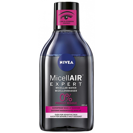 Nivea Expert Experte Mizellenwasser zum Entfernen von Make-up von langlebigem und wasserfestem Make-up 400 ml