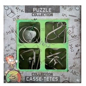 Albi Set mit 4 Metallpuzzles Junior ab 6 Jahren