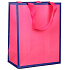Ditipo Geschenk Papiertüte 17,8 x 22,9 x 9,9 cm Schickes Rot-Blau