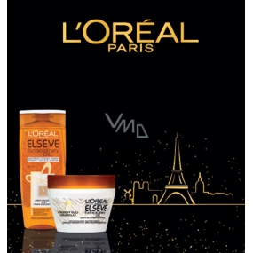 Loreal Paris Elseve Extraordinary Oil Coconut Oil Shampoo für normales bis trockenes, widerspenstiges Haar 250 ml + Huile Extraordinaire Coco Hair Mask 300 ml, Kosmetikset