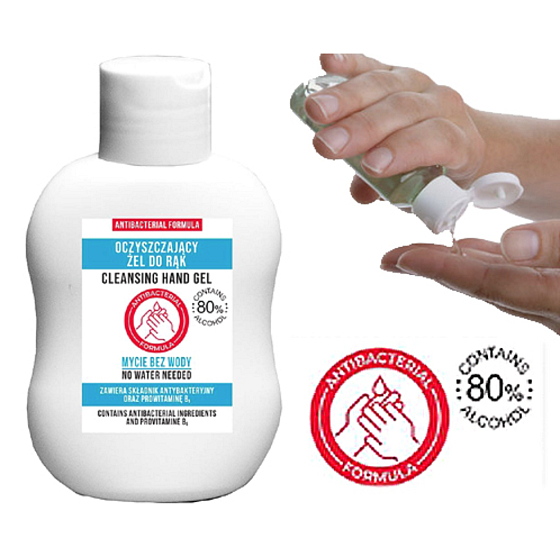 Uroda Antibakterielles Handgel mit 80% Alkoholgehalt 100 ml