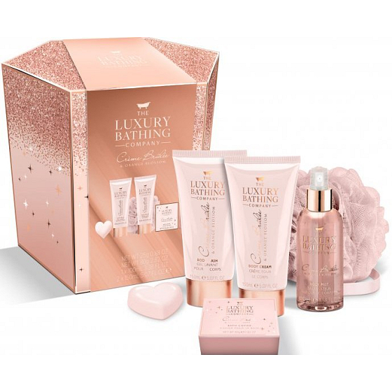 Grace Cole Mini Marvels Duschgel 150 ml + Körperlotion 150 ml + Körpernebel 100 ml + Badeperlen 80 g + feste Toilettenseife 25 g + Körperschwamm, Kosmetikset