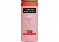 Authentic Toya Aroma Erdbeere & Minze aromatisches Duschgel 400 ml