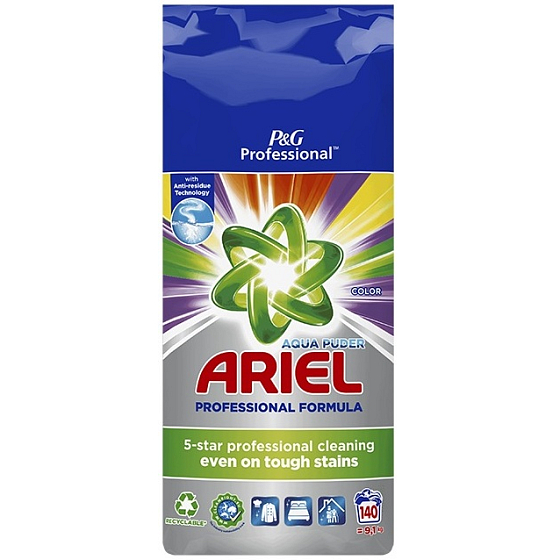 Ariel Aquapuder Color Universalwaschmittel für Buntwäsche 140 Dosen 9,1 kg