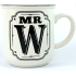 Albi Keramikdose mit Aufschrift Mr W 320 ml