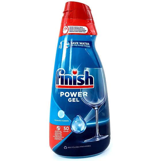 Finish Power Gel Gel Geschirrspülmaschinenreiniger 50 Dosen 1000 ml