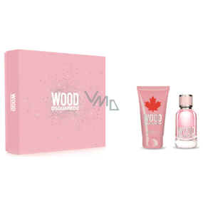 Dsquared2 Wood pour Femme Eau de Toilette für Damen 30 ml + Körperlotion 50 ml, Geschenkset für Damen