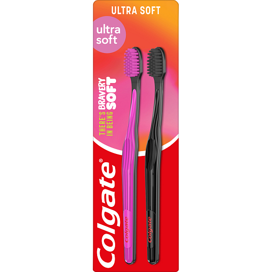 Colgate Zahnbürste Ultra Soft, weich, 2 Stück