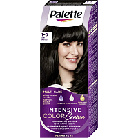 Schwarzkopf Palette Intensive Color Creme, Haarfarbe, N1 Schwarz, 50 ml