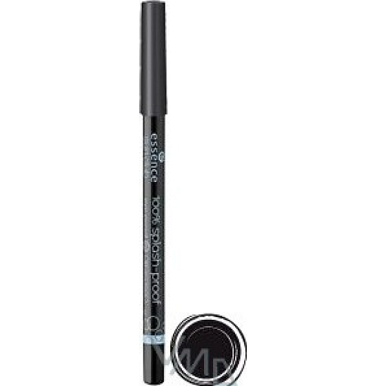 Essence Sun Club 100% spritzwassergeschützter wasserfester Augenstift 01 Ultra Black 1,1 g