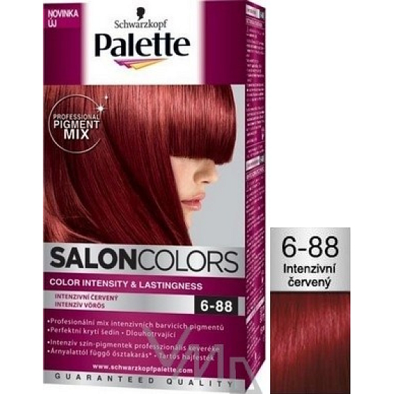 Schwarzkopf Palette Salon Colors Haarfarbe 6-88 Intense Red