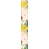 Nekupto Geschenkpapier 70 x 200 cm Weihnachten Weißer grüner Zweig, gelbe Kerze