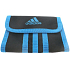 Adidas Brieftasche schwarz, blaue Streifen 13 x 10 cm 1 Stück
