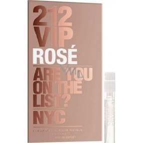 Carolina Herrera 212 VIP Rosé Eau de Parfum für Frauen 1,5 ml mit Spray, Fläschchen