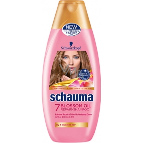 Schauma 7 Blossom Oil Regenerierendes Shampoo für trockenes und erschöpftes Haar 400 ml