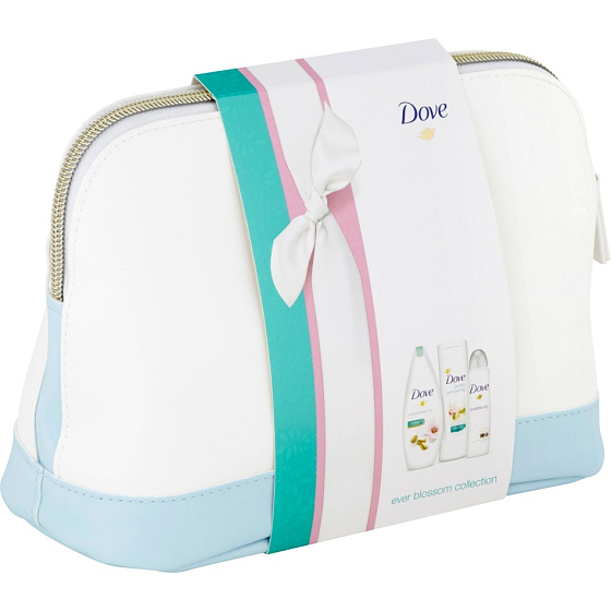 Dove Ever Blossom Collection Duschgel 250 ml + Körperlotion 250 ml + Invisible Dry Antitranspirant Spray 150 ml, Kosmetikset