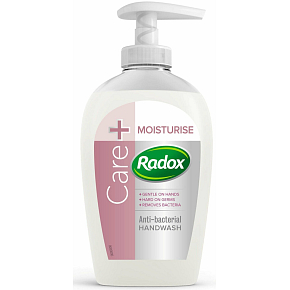 Radox Care & Moisture feuchtigkeitsspendender antibakterieller Flüssigseifenspender 250 ml