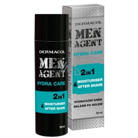 Dermacol Men Agent 2in1 Feuchtigkeitsgel, Creme und Aftershave 50 ml