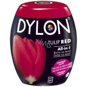 Dylon All-in-1 Tulip Red Farbe für Kleidung und Textilien rot 350 g