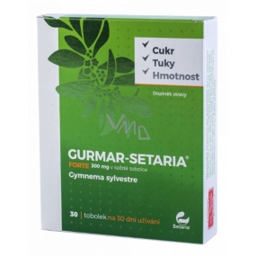 Setaria Gurmar Setariy forte trägt zu einem normalen Blutzuckerspiegel und zur Gewichtskontrolle bei. Nahrungsergänzungsmittel 300 mg 30 Kapseln / 30 Tage nach Gebrauch