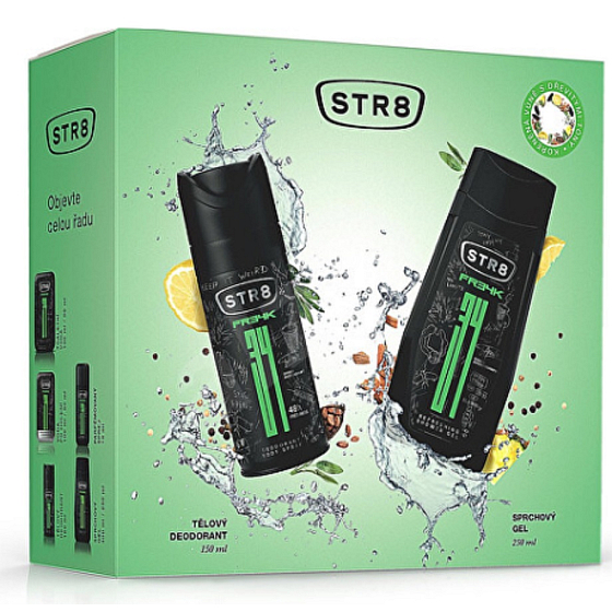 Str8 FR34K Deospray 150 ml + Duschgel 250 ml, Kosmetikset für Männer