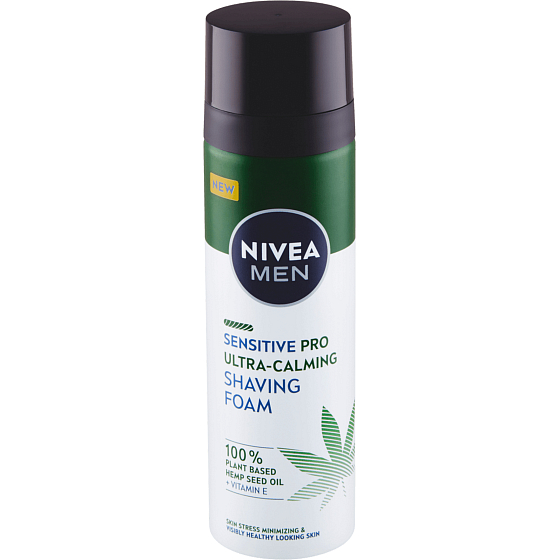 Nivea Men Sensitive Pro Rasierschaum mit Hanf für Männer 200 ml