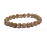 Auralit 23 natur Armband elastischer Naturstein, Kugel 7,4 - 8 mm / 16 - 17 cm, einer der mächtigsten Steine auf der Paneta