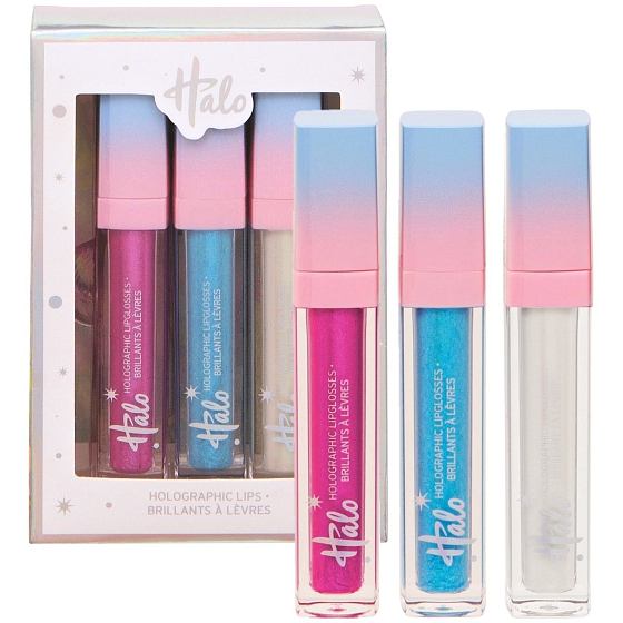 Technic Halo holografischer Lipgloss 3 x 5 ml