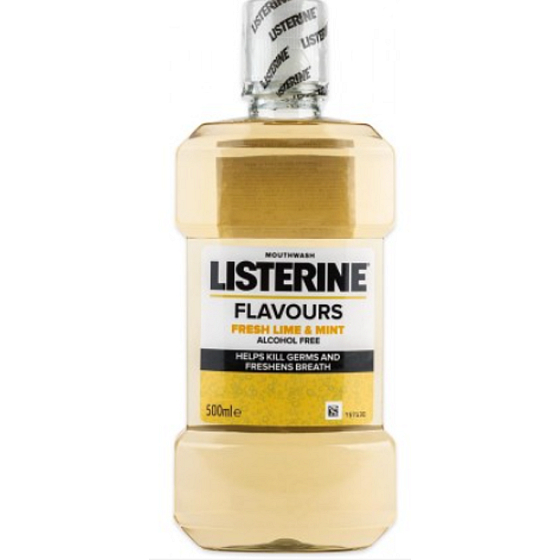 Listerine Aromen Frische Limette & Minze Mundspülung 500 ml