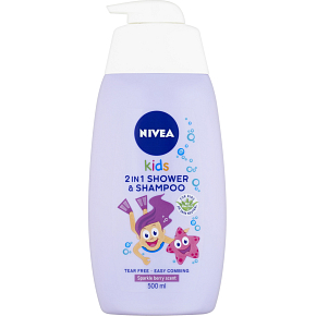 Nivea Kids Girl 2in1 Duschgel und Shampoo, 500 ml