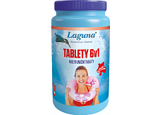 Laguna 6 in 1 Mini multifunktionale Tabletten zur ganzjährigen Wasserpflege im Schwimmbad, 1 kg