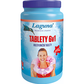 Laguna 6 in 1 Mini Multifunktions-tabletten für die saisonale Wartung von Wasser im Schwimmbad, 1 kg