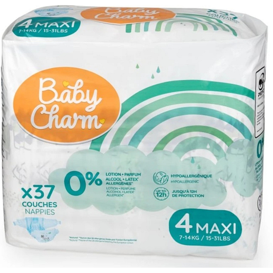 Baby Charm Einwegwindeln Super Dry Flex Maxi 7-14 kg, 37 St.