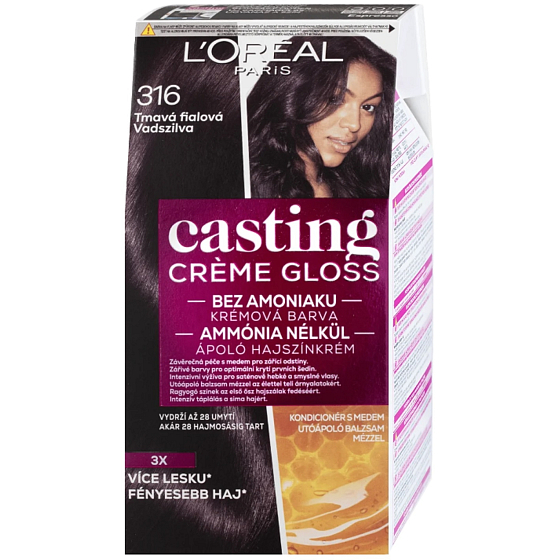 Loreal Paris Casting Creme Gloss Haarfarbe 316 Dunkelviolett