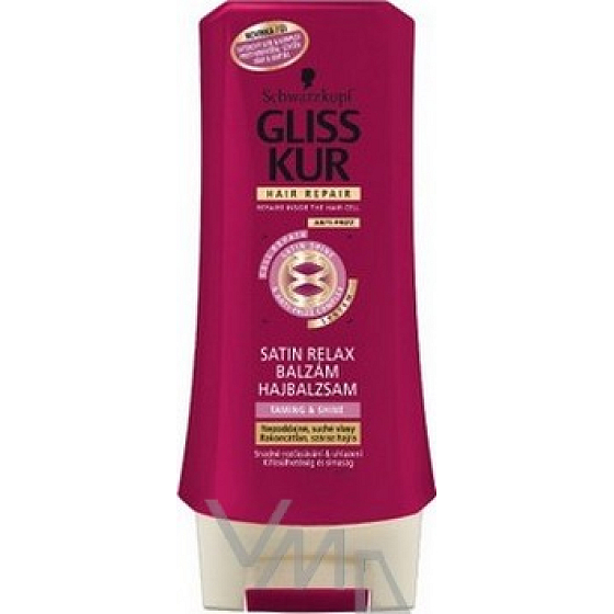 Gliss Kur Satin Relax regenerierender Haarbalsam 200 ml