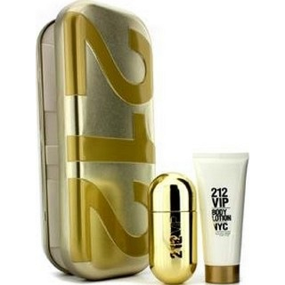 Carolina Herrera 212 VIP Women parfümiertes Wasser 50 ml + Körperlotion 100 ml, Geschenkset