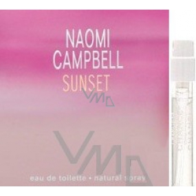 Naomi Campbell Sunset Eau de Toilette für Frauen 1,2 ml mit Spray, Fläschchen Naomi Campbell Sunset Eau de Toilette für Frauen 1,2 ml mit Spray, Fläschchen
