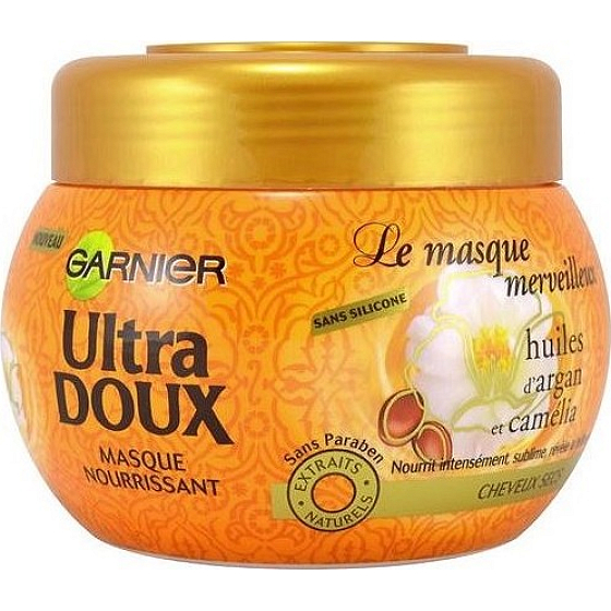 Garnier Ultra Doux Beauty Ritualpflegemaske für trockenes, grobes Haar 300 ml