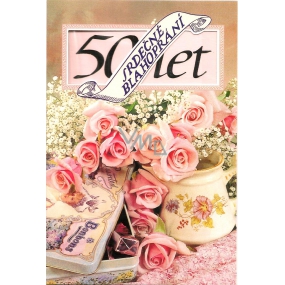 Nekupto Geburtstagskarte für 50 Jahre