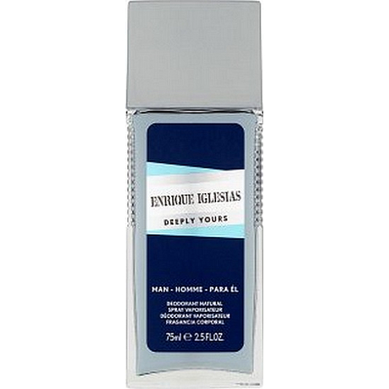 Enrique Iglesias Deeply Yours Man parfümierte Deodorantglas für Männer 75 ml