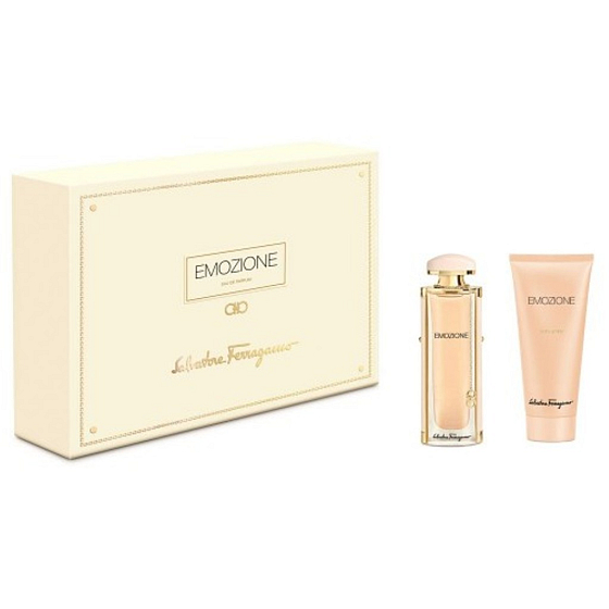 Salvatore Ferragamo Emozione parfümiertes Wasser für Frauen 50 ml + Körperlotion 100 ml, Geschenkset