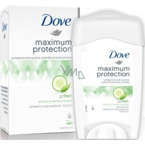 Dove Maximum Protection Gurken- und Grüntee-Antitranspirant-Deodorant-Stick für Frauen 45 ml
