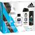 Adidas Beruhigender After Shave Balsam 100 ml + Cool Dry Fresh Antitranspirant Deodorant Spray für Männer 150 ml + Hydra Sport 3 in 1 Körperduschgel 250 ml, Kosmetikset