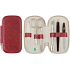 Dup Manicure Marika Leder 6 Stück Rot glänzendes Druckmuster 230401-302