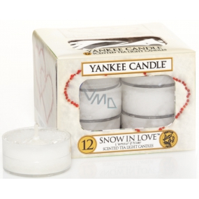 Yankee Candle Snow in Love - Duftendes Teelicht mit Schneeduft 12 x 9,8 g